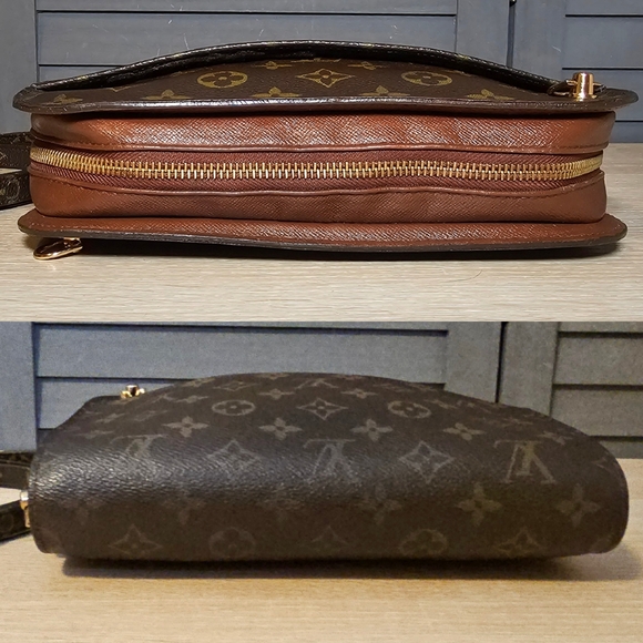 Authentic LOUIS VUITTON Monogram Orsay Clutch Crossbody Bag - Picture 5 of 14